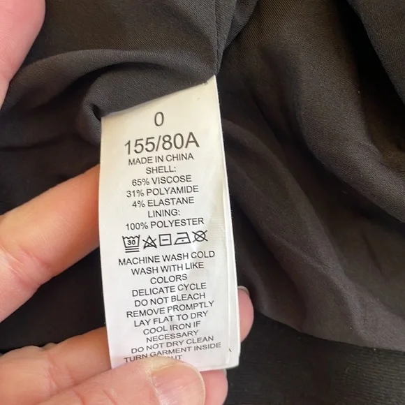 Kate Spade Jewel Button Ponte Jacket, Black, size 0 - Picture 9 of 10